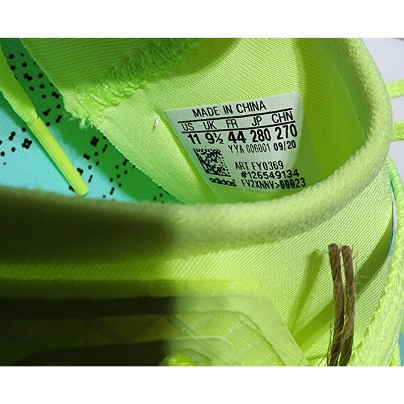 Adidas Adizero Ambition Running Spikes Track Shoes Athletic Yellow FY0369 sz 11 - Picture 9 of 9